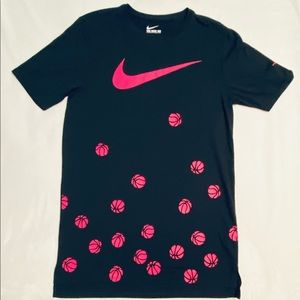 Men’s Hot Pink & Black Nike Tee